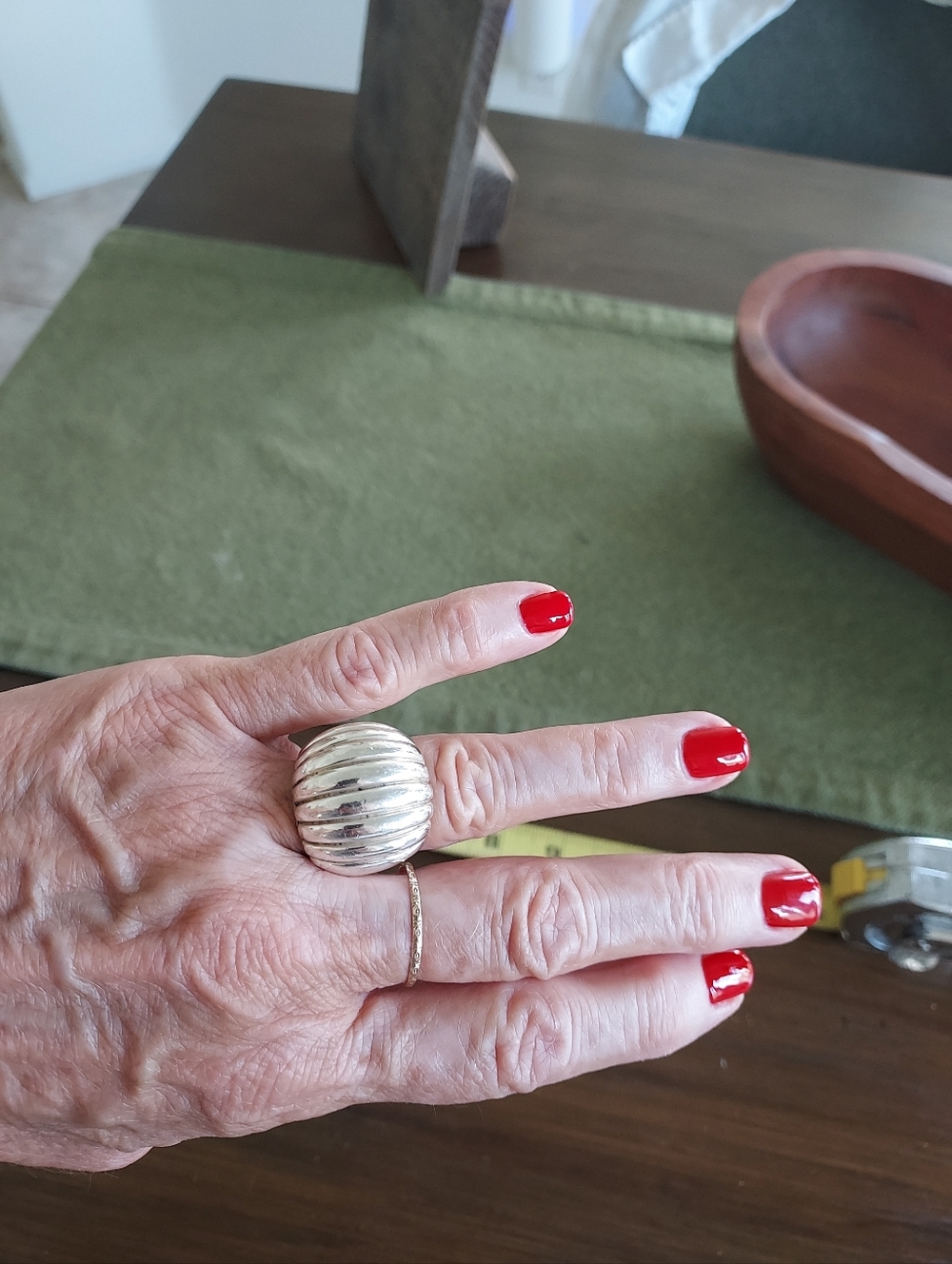 John Hardy Bedeg Dome Ring Size 7